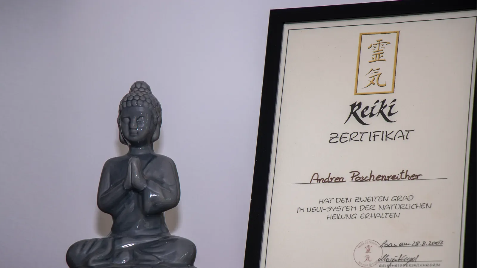 Zertifikat - Shiatsu Poschenreither